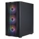Корпус 1stPlayer X3-M-BK-4F1