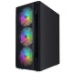 Корпус для ПК 1stPlayer X5-BK-4F1-PS-600FK-EU