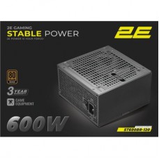 Блок живлення 2E 600 W Stable Power ATX3.1 (2E-ST600BR-120)