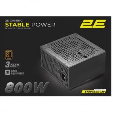Блок живлення 2E 800W Stable Power Pro ATX3.1 GEN5.0 (2E-ST800BRII-120)