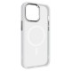 Чехол для мобильного телефона Armorstandart Unit MagSafe Apple iPhone 15 Pro Max Matte Clear Silver (ARM69350)