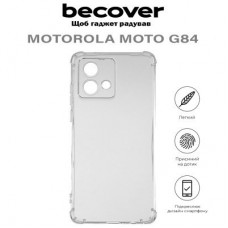 Чохол для мобільного телефона BeCover Anti-Shock Motorola Moto G84 Clear (710611) - Фото