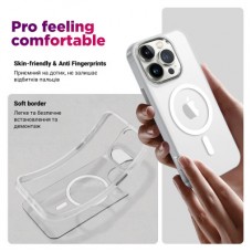 Чохол для мобільного телефона Armorstandart Unit MagSafe Samsung S25 Ultra Matte Clear Silver (ARM82266) Чохол для мобільного телефона Armorstandart Unit MagSafe Samsung S25 Ultra Matte Clear Silver (ARM82266) - Фото
