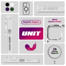 Чохол для мобільного телефона Armorstandart Unit MagSafe Samsung S25 Ultra Matte Clear Silver (ARM82266) Чохол для мобільного телефона Armorstandart Unit MagSafe Samsung S25 Ultra Matte Clear Silver (ARM82266) - Фото