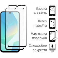 Чохол для мобільного телефона Dengos Samsung Galaxy A16 Carbon + glass 2 pcs (Blue) (DG-CTG2P-07) - Фото