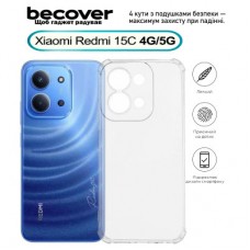 Чехол для мобильного телефона BeCover Anti-Shock Xiaomi Redmi 15C 4G/5G Clear (713812) - Фото