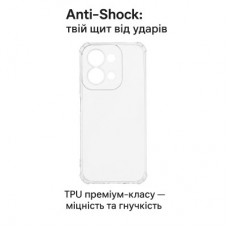 Чехол для мобильного телефона BeCover Anti-Shock Xiaomi Redmi 15C 4G/5G Clear (713812) - Фото