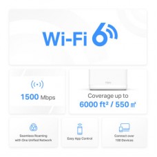 Точка доступу Wi-Fi Mercusys HALO-H60X-3-PACK - Фото