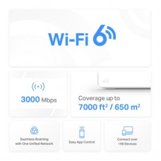 Точка доступу Wi-Fi Mercusys HALO-H80X-2-PACK - Фото