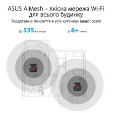 Точка доступу Wi-Fi ASUS ROG Rapture GT6 2 pcs (90IG07F0-MU9A20) - Фото