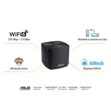 Точка доступу Wi-Fi ASUS ZenWiFi XD4 PLUS 3 pcs (90IG07M0-MO3C50) - Фото