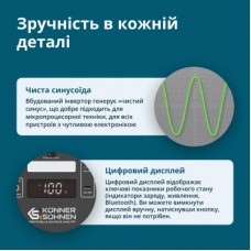 Зарядна станція Konner&Sohnen KS500PS 500W 448Wh (KS500PS) - Фото