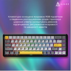 Клавіатура Ajazz AK680 MAX Magnetic Switch RGB USB Black (AK680-M-BGY-AW) Клавіатура Ajazz AK680 MAX Magnetic Switch RGB USB Black (AK680-M-BGY-AW) - Фото