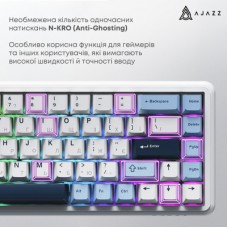 Клавіатура Ajazz AK680 MAX Magnetic Switch RGB USB White (AK680-M-BWD-AW) Клавіатура Ajazz AK680 MAX Magnetic Switch RGB USB White (AK680-M-BWD-AW) - Фото
