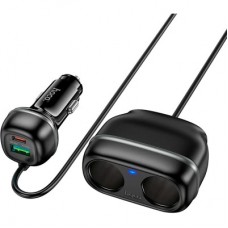 Зарядний пристрій HOCO HOCO Z59 Rank 48 W dual port USB-C PD30W + USB QC 3.0 Black (6942007641500) - Фото