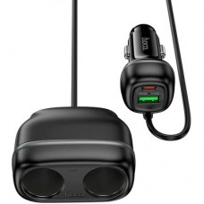 Зарядний пристрій HOCO HOCO Z59 Rank 48 W dual port USB-C PD30W + USB QC 3.0 Black (6942007641500) - Фото