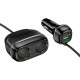 Зарядний пристрій HOCO HOCO Z59 Rank 48 W dual port USB-C PD30W + USB QC 3.0 Black (6942007641500)