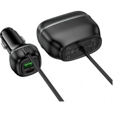 Зарядний пристрій HOCO HOCO Z59 Rank 48 W dual port USB-C PD30W + USB QC 3.0 Black (6942007641500) - Фото