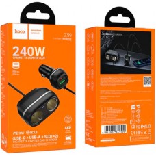 Зарядний пристрій HOCO HOCO Z59 Rank 48 W dual port USB-C PD30W + USB QC 3.0 Black (6942007641500) - Фото