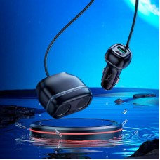 Зарядний пристрій HOCO HOCO Z59 Rank 48 W dual port USB-C PD30W + USB QC 3.0 Black (6942007641500) - Фото
