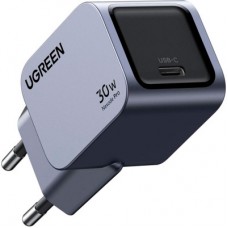 Зарядний пристрій Ugreen USB-C PD30W GaN X703 gray (35006) - Фото