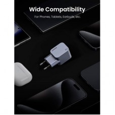 Зарядний пристрій Ugreen USB-C PD30W GaN X703 gray (35006) - Фото