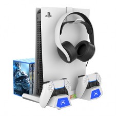 Зарядное устройство iPega для Sony PlayStation 5 Slim з зарядкою для геймпадів (PG-P5S023) - Фото