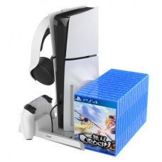 Зарядное устройство iPega для Sony PlayStation 5 Slim з зарядкою для геймпадів (PG-P5S023) - Фото