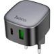 Зарядний пристрій HOCO CS32A Rise 1xUSB-C PD20W + 1xUSB QC 3.0 Black (6942007617451)