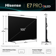 Телевізор Hisense 100E7Q PRO - Фото