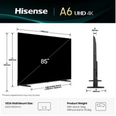 Телевізор Hisense 85A6Q - Фото