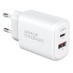 Зарядний пристрій Armorstandart 1xUSB-C PD20W + 1xUSB QC3.0 GaN white (ARM87067) Зарядний пристрій Armorstandart 1xUSB-C PD20W + 1xUSB QC3.0 GaN white (ARM87067)