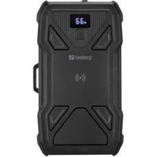 Батарея универсальная Sandberg 27000mAh Solar 5-Panel 8W, PD/20W, IP54, Flashlight, wireless charging 15W (421-06) - Фото