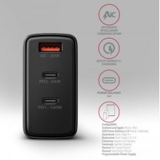 Зарядное устройство AXAGON 1xUSB + 2xUSB-C 100W QC4+ PD3.0 PPS black (ACU-DPQ100) - Фото