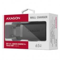 Зарядное устройство AXAGON 1xUSB + 2xUSB-C 65W QC4+ PD3.0 PPS black (ACU-DPQ65) - Фото