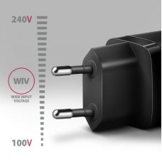Зарядное устройство AXAGON 1xUSB + 2xUSB-C 65W QC4+ PD3.0 PPS black (ACU-DPQ65) - Фото