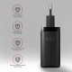 Зарядное устройство AXAGON 1xUSB + 2xUSB-C 65W QC4+ PD3.0 PPS black (ACU-DPQ65)