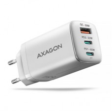 Зарядное устройство AXAGON 1xUSB + 2xUSB-C 65W QC4+ PD3.0 PPS white (ACU-DPQ65W)