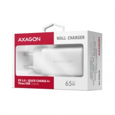 Зарядное устройство AXAGON 1xUSB + 2xUSB-C 65W QC4+ PD3.0 PPS white (ACU-DPQ65W) - Фото