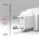 Зарядное устройство AXAGON 1xUSB + 2xUSB-C 65W QC4+ PD3.0 PPS white (ACU-DPQ65W) Зарядное устройство AXAGON 1xUSB + 2xUSB-C 65W QC4+ PD3.0 PPS white (ACU-DPQ65W)