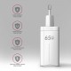 Зарядное устройство AXAGON 1xUSB + 2xUSB-C 65W QC4+ PD3.0 PPS white (ACU-DPQ65W) Зарядное устройство AXAGON 1xUSB + 2xUSB-C 65W QC4+ PD3.0 PPS white (ACU-DPQ65W)