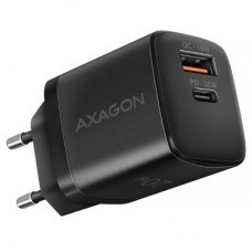 Зарядное устройство AXAGON 1xUSB QC3.0 + 1xUSB-C PD20W black (ACU-PQ20)