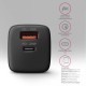 Зарядное устройство AXAGON 1xUSB QC3.0 + 1xUSB-C PD20W black (ACU-PQ20) Зарядное устройство AXAGON 1xUSB QC3.0 + 1xUSB-C PD20W black (ACU-PQ20)