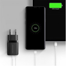 Зарядное устройство AXAGON 1xUSB QC4.0 + 1xUSB-C PD30W PPS black (ACU-PQ30) - Фото