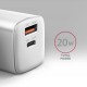 Зарядное устройство AXAGON 1xUSB QC3.0 + 1xUSB-C PD20W white (ACU-PQ20W) Зарядное устройство AXAGON 1xUSB QC3.0 + 1xUSB-C PD20W white (ACU-PQ20W)