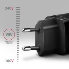 Зарядное устройство AXAGON 1xUSB QC4.0 + 1xUSB-C PD30W PPS black (ACU-PQ30) - Фото