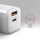 Зарядное управление AXAGON 1xUSB QC4.0 + 1xUSB-C PD30W PPS white (ACU-PQ30W) Зарядное управление AXAGON 1xUSB QC4.0 + 1xUSB-C PD30W PPS white (ACU-PQ30W)