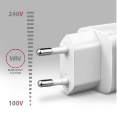 Зарядное устройство AXAGON 1xUSB QC4.0 + 1xUSB-C PD30W PPS white (ACU-PQ30W) - Фото