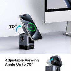 Зарядний пристрій UGREEN 2-in-1 wireless iPhone + AirPods W709 gray (45775) - Фото