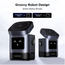 Зарядний пристрій UGREEN 2-in-1 wireless iPhone + AirPods W709 gray (45775) - Фото